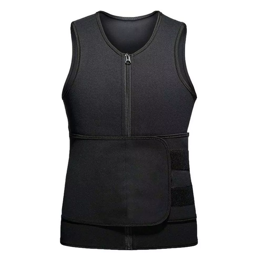 Kalalakin-an nga Sport Body Shaper Slim Fit nga Sleeveless Sauna Suit