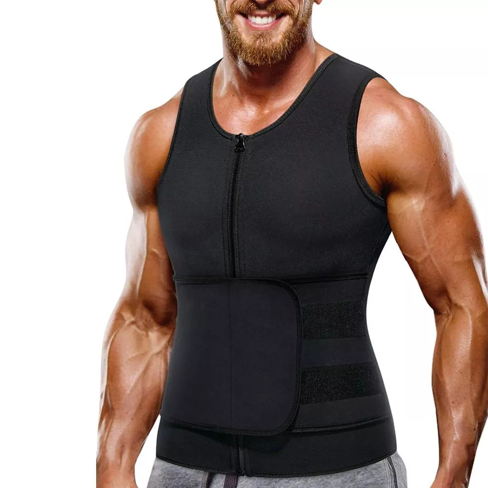 Mens Sweat Sauna Vest para sa Waist Trainer